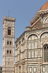 Fototapeta premium Exterior detail of Il Duomo cathedral, Florence