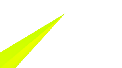 Bright Neon Yellow and Green Gradient Triangle