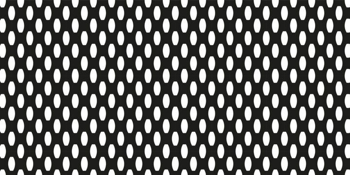 black pattern of oval holes