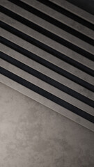 Christmas Abstract Background with Gray Concrete Texture and Diagonal Architectural Louvers for a Modern Minimalist Holiday repeatable pattern