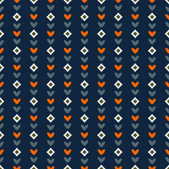 Diamond pattern geometric seamless background colorful classic square shape motif. Modern decoration fabric design textile swatch. Digital illustration high resolution image vector graphic template.