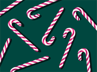 Candy cane pattern