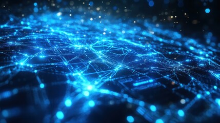Obraz premium Quantum Computing AI Analyzing Complex Thought Patterns