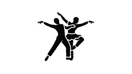 Creative Detailed Jive Dance Step Vector Illustration | Swing Dance Footwork Diagram | Energetic Jive Steps Guide