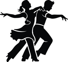 Creative Detailed Jive Dance Step Vector Illustration | Swing Dance Footwork Diagram | Energetic Jive Steps Guide