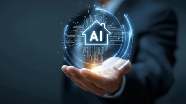 AIを搭載したスマートホームの未来提案イメージ