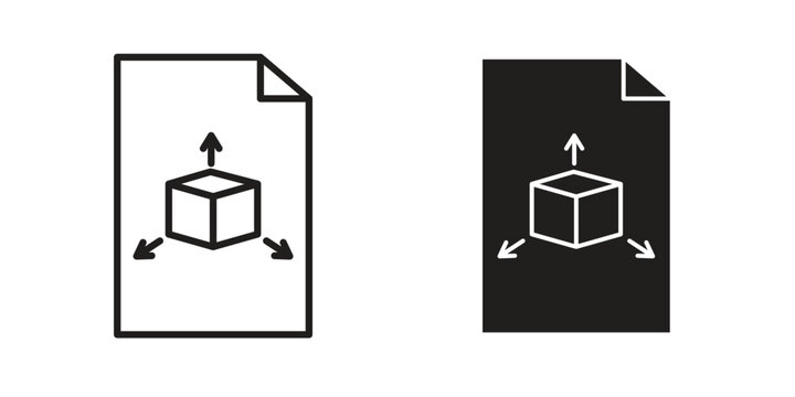 Bim icons logo design, Pictogram Icons