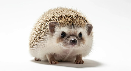 Obraz premium hedgehog on white background