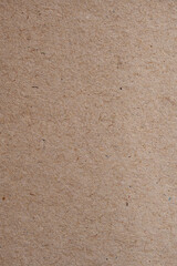 Close-Up of Light Brown Recycled Paper with Fine Fibers