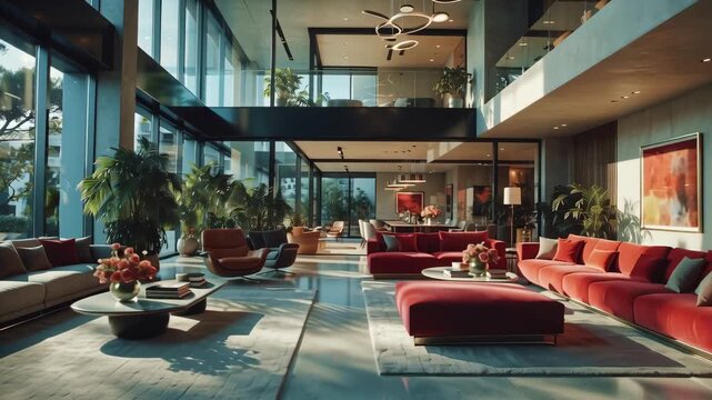 Luxury Modern Living Room Interior Contemporary Home Design