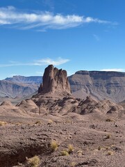 Fototapeta premium desert landscape in the desert / Saghro Mountains / Morocco