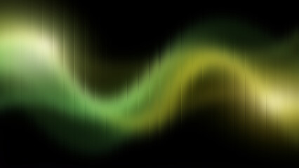 Ribbed glass texture background. Luminous green yellow ripple glass gradient. Sharp ribbed distortion, cinematic glow, futuristic texture background