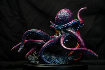 Kraken animal on isolated background