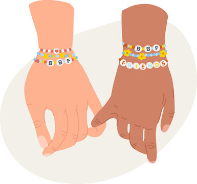Friendship Bracelet Hands Lock