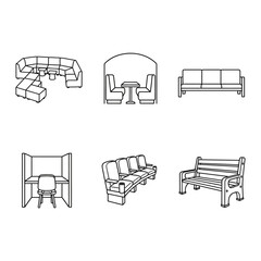 furniture arrangement blueprints diverse seating options for efficient space planning in commercial interiors  enhancing office interior design concepts