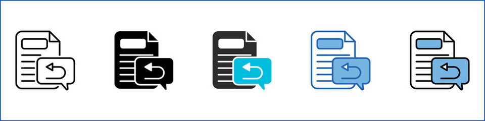 Follow Up Single Icon Multistyle Illustration