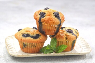 Muffin Blueberry. These fluffy blueberry muffins are tender, moist and loaded with fresh blueberries!