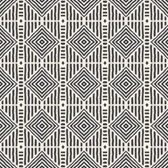 Abstract seamless geometric pattern wallpaper texture with vintage style chevron tile design element