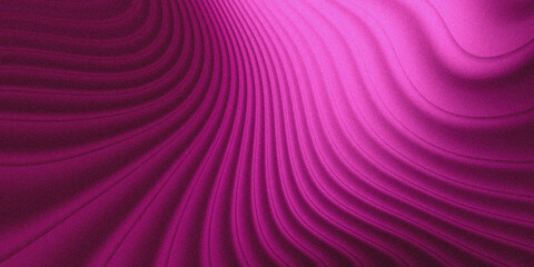Obraz premium Abstract 3D background wavy gradient pink color.smooth curved lines movement, flow. ideal for wallpapers, presentation backgrounds, girly website banners.