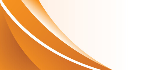 
abstract creative orange curve line background design vector.
