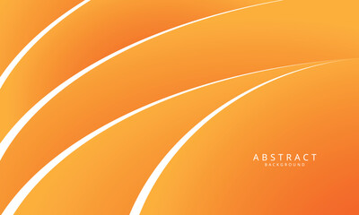 abstract creative orange gradient curve layer background design.