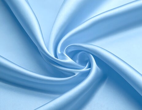 Soft, swirling pastel blue fabric. Elegant texture, light and flowing - Powered by Adobe