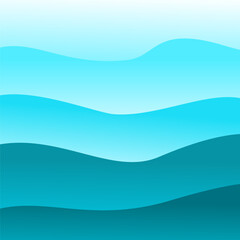 Fototapeta premium simple abstract gradient background with smooth, colourful shapes and flowing waves—ideal for modern presentations, covers, fliers, and creative graphic layouts