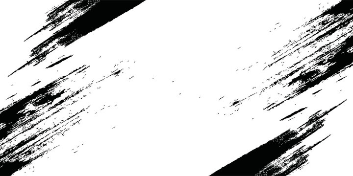 Black and white tire track background for rally, drift, motocross, off-road, and other motorsports. Black tire tracks on a white background with worn and splashed dirt effects. modern