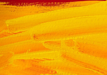 Bold Abstract Paint Strokes Background in Yellow and Orange 251207_3