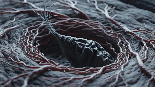 Dormant Hair Loss Shriveled Follicle Alopecia