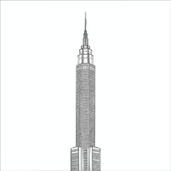 Minimalist Skyscraper Illustration