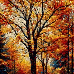 autumn in the forest