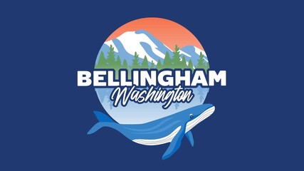 Bellingham Washington with its beautiful and charming natural scenery