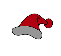 santa claus hat illustration 