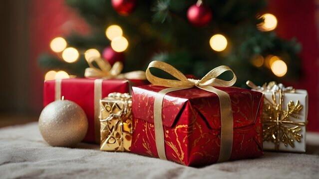 Beautifully wrapped Christmas