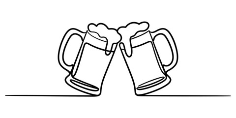 Single line drawing of a thumbs up symbol inside a circle, representing approval, agreement, and positive feedback in social media and online communication. Vector, illustration