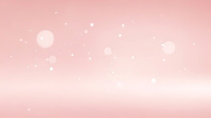 Soft Pink Bokeh Background with Floating Particles and Light Effects image photo