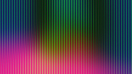 Modern Neon Gradient Abstract Wallpaper Showcasing Multicolor Vertical Stripes, Glowing Optical Textures, Luminous Chromatic Tones, and Smooth Digital Design Elements
