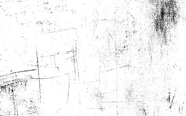 Black and white distressed grunge overlay texture. Abstract pattern of monochrome dirty creative design.
