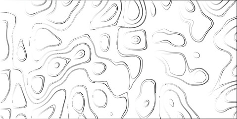 Grayscale abstract topographic map style pattern with textured contour lines creating a sophisticated and artistic visual for backgrounds and design
