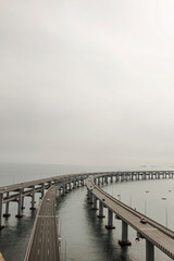 Obraz premium Sea Bridge Highway Coastal Road Landscape
