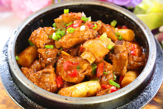 Pressure Cooked Pork Ribs With Chinese Yam Stew