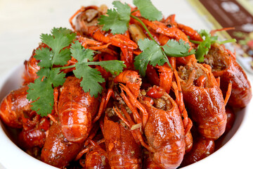 Spicy Crayfish Mala Crawfish Chinese Seafood Platter