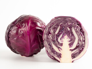 Obraz premium High Resolution Purple Cabbage Macro Close Up