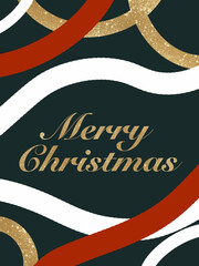 Merry christmas for greeting card, sale, promotion, poster shop