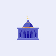 islamic icons set of vector design