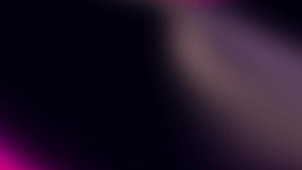 Dark black background with light shades and rays of light. Loop background with black, magenta tones and vivid light trails. Abstract background with motion use as a concept for text and presentation