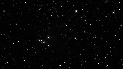 A starry night sky filled with numerous bright stars