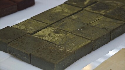 Nama matcha chocolate, fresh chocolate.