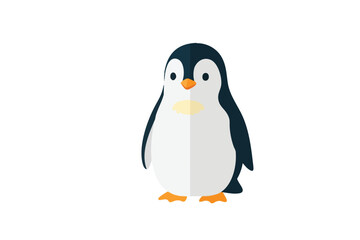 Obraz premium Cartoon Penguin Illustration
